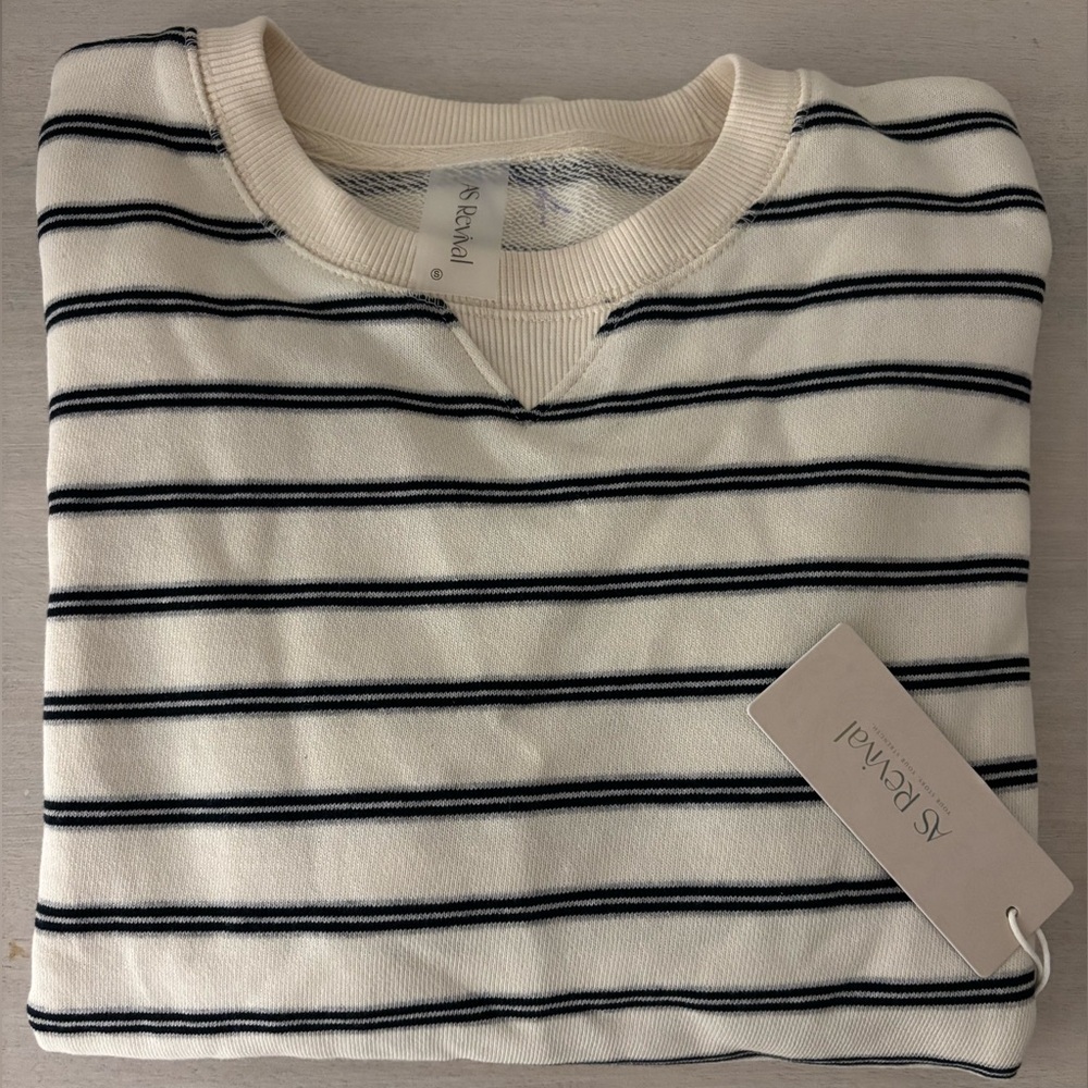 Altar’d State Stripe Crewneck